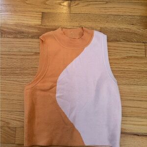 Pacsun Knit Colorblock Wave Top